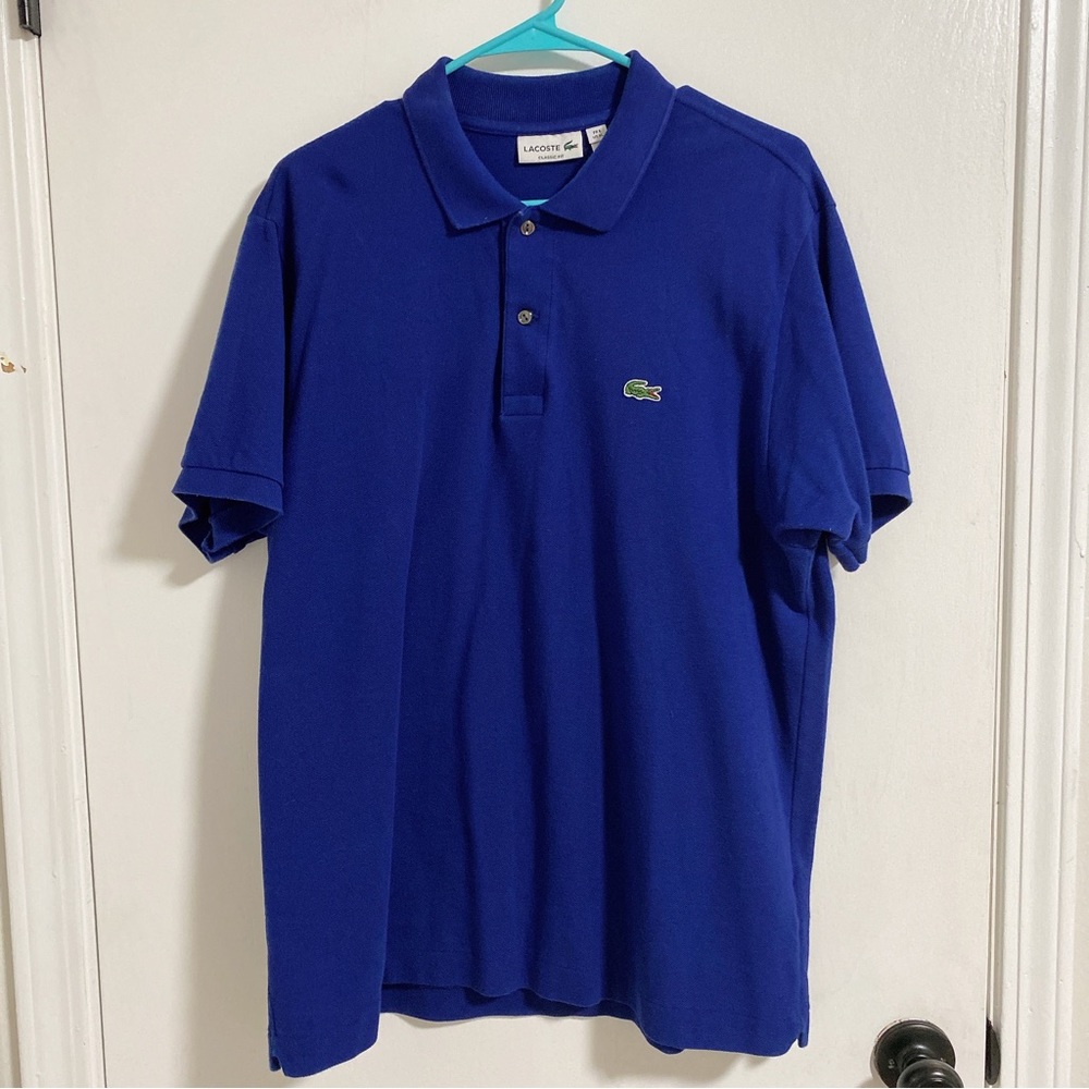 Pre loved Lacoste Polo Shirt XL Dark Blue